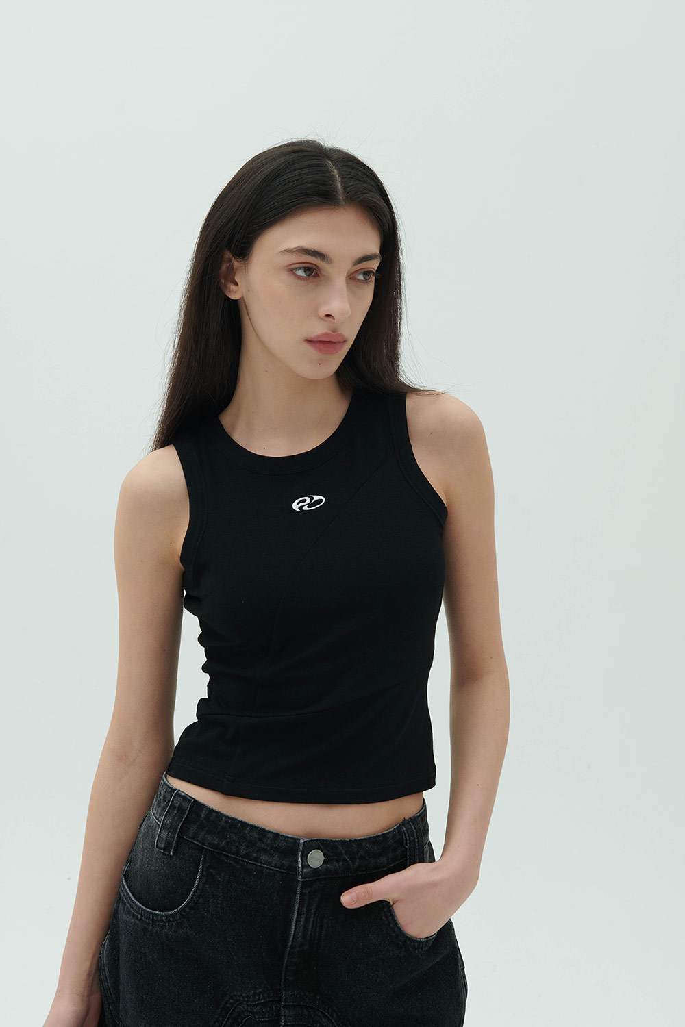 Embroidered Stitch Top