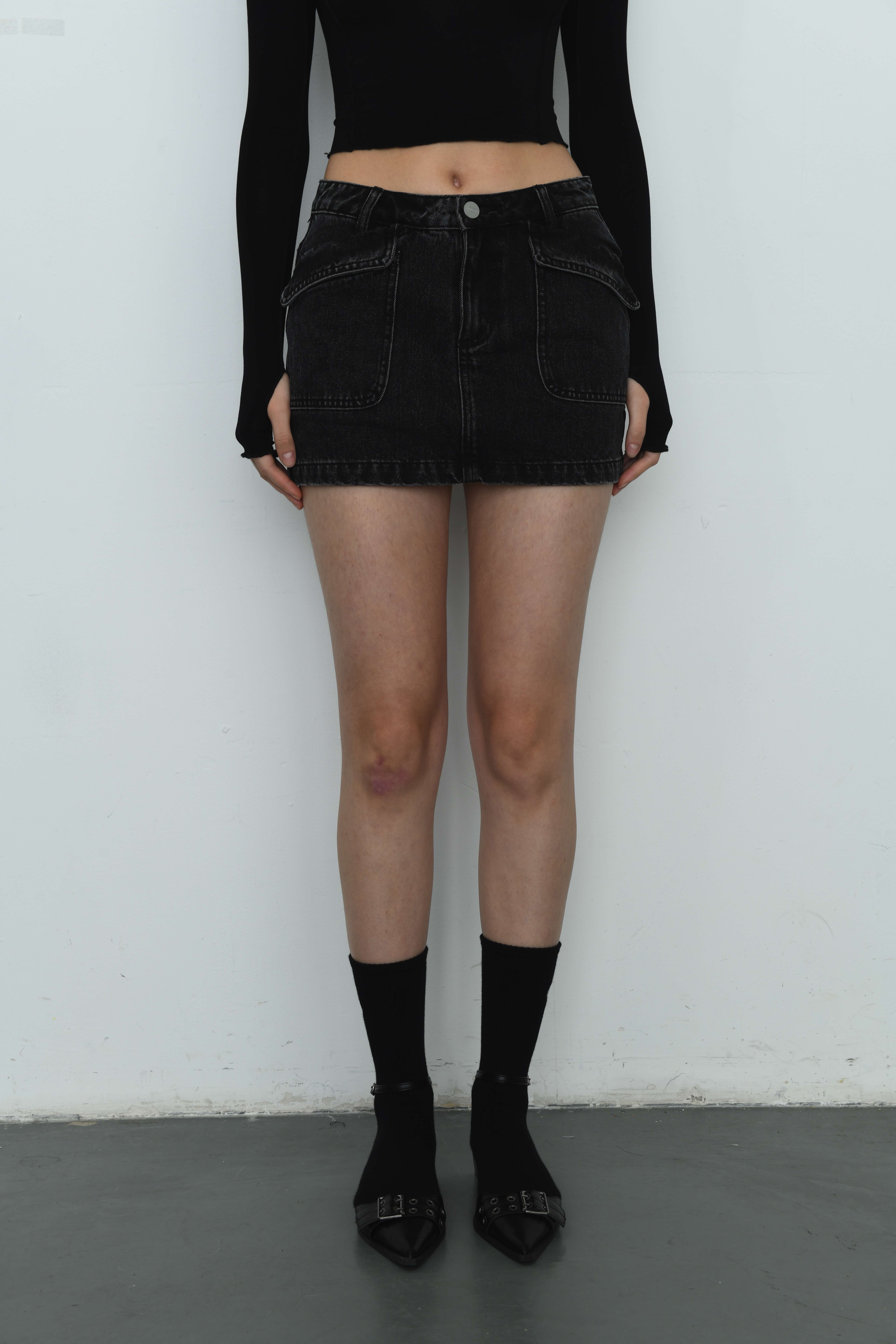 Denim Mini Skirt
