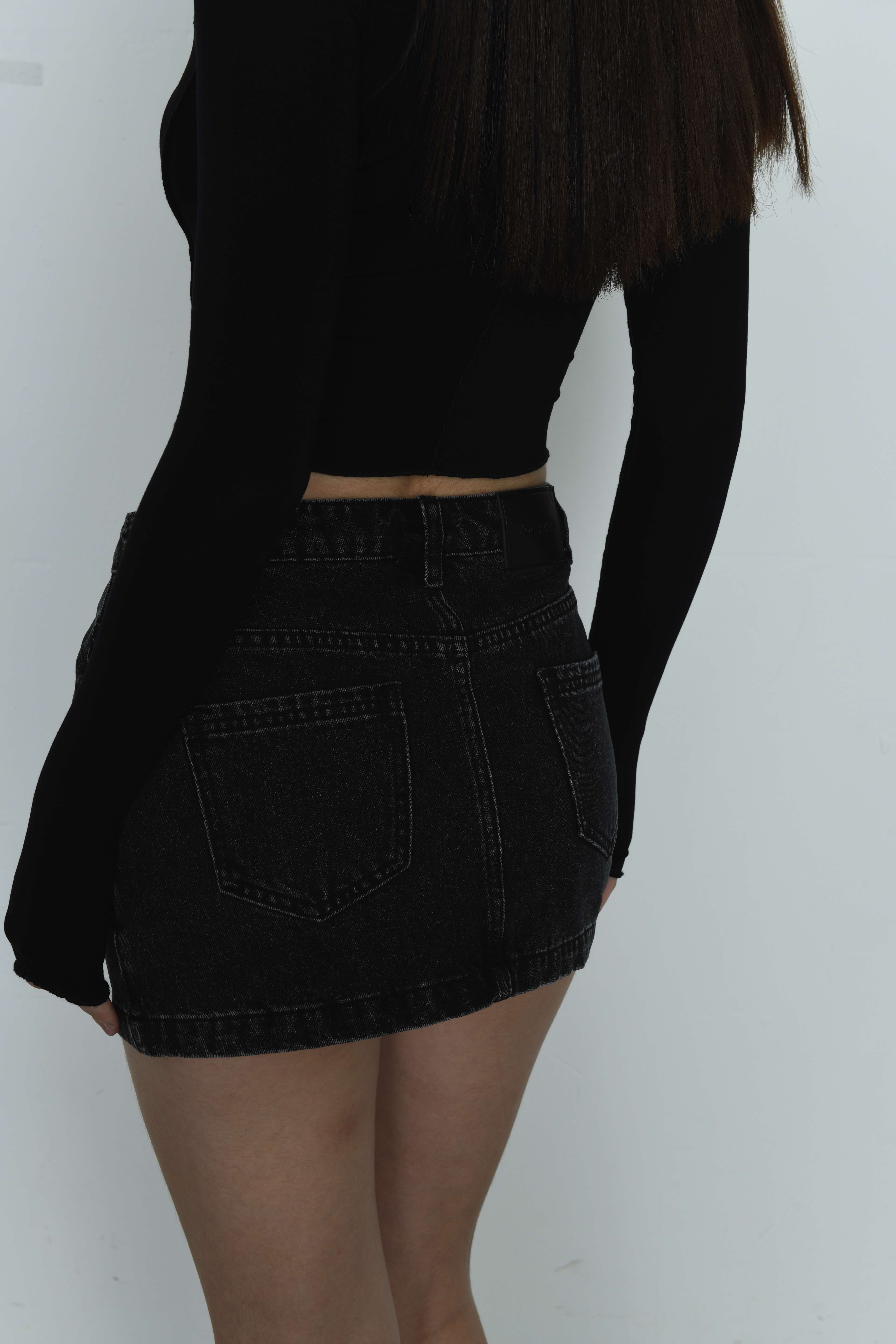 Denim Mini Skirt