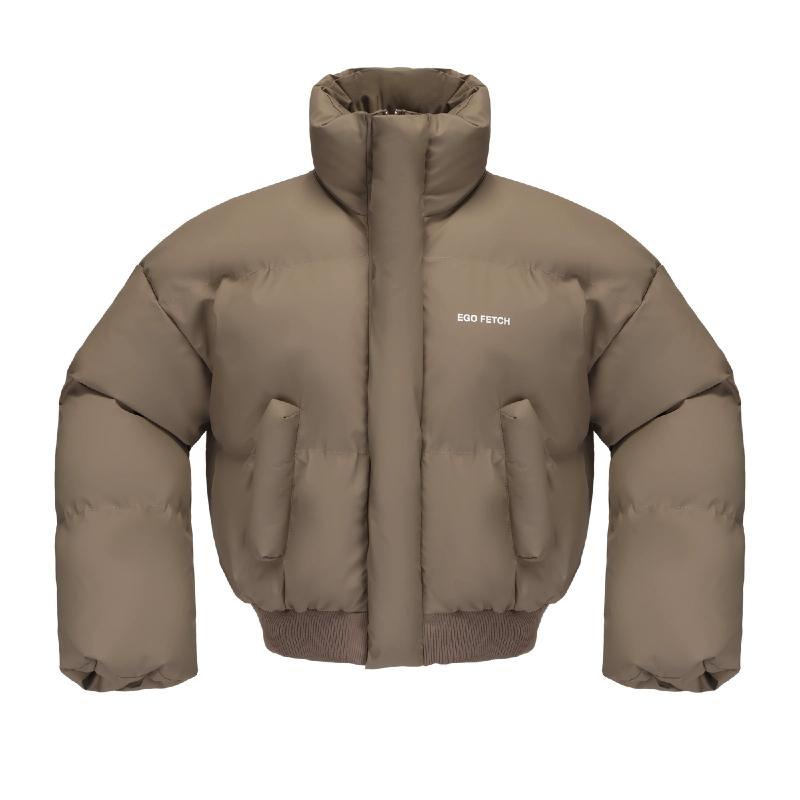 [CUSTOMIZED ZIPPER HEAD] PUFFER JACKET BOXY FIT
